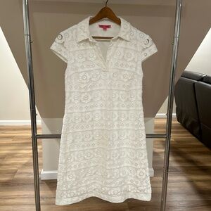 Betsey Johnson V-Neck Lace Dress Size 6